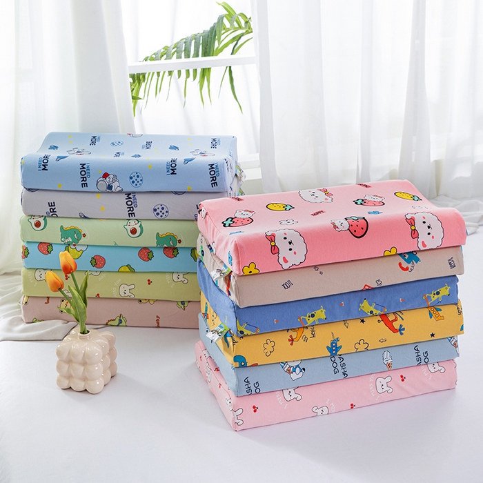 美丽折家纺 2025新款A类全棉儿童乳胶枕枕头枕芯 组合图仅做展示 27x44cm/只（乳胶枕芯+外套+内套）