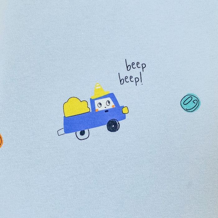 91家纺网 家纺一手货源 找家纺 美丽折家纺 2025新款A类全棉儿童乳胶枕枕头枕芯 蓝色小汽车 30x50cm/只（乳胶枕芯+外套+内套）