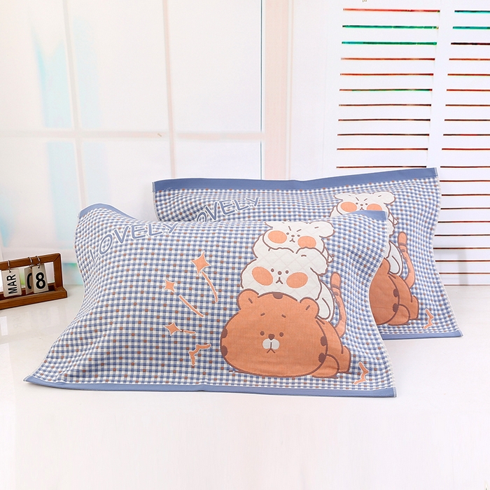 91家纺网 家纺一手货源 找家纺 （总）娇兰毛巾 2025新款7A抗菌全棉精梳棉加厚枕巾（加绑带）