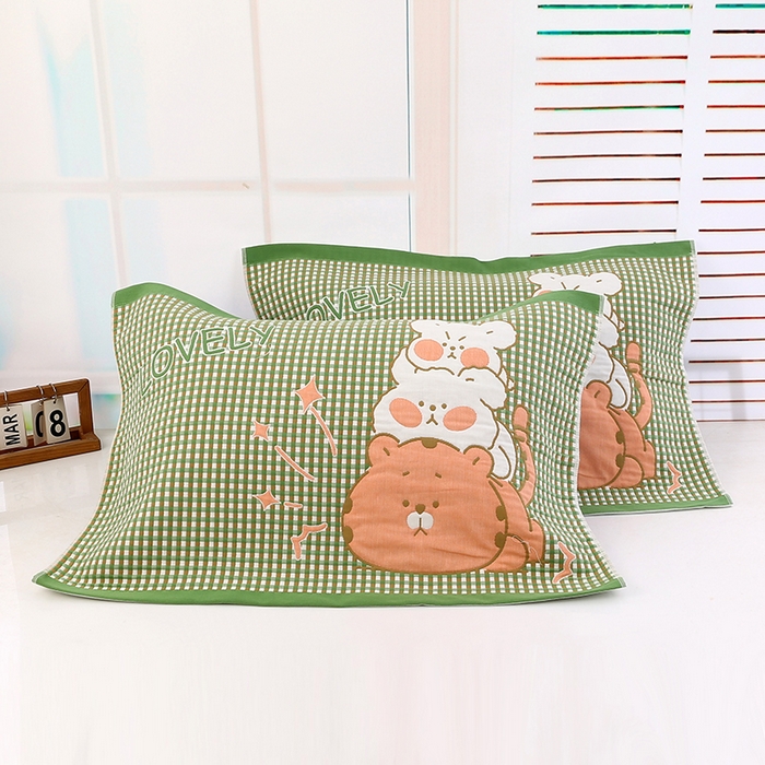 91家纺网 家纺一手货源 找家纺 （总）娇兰毛巾 2025新款7A抗菌全棉精梳棉加厚枕巾（加绑带）