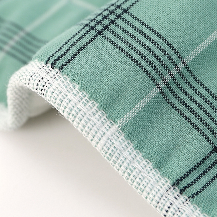 91家纺网 家纺一手货源 找家纺 娇兰毛巾 2025新款7A抗菌A类精梳棉多层枕巾（加绑带） 椰树绿 78*52cm/个