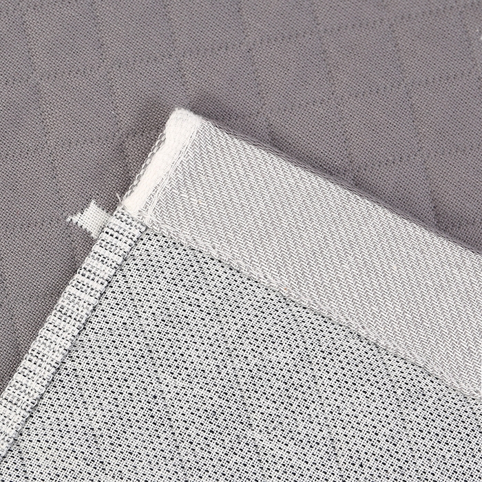 91家纺网 家纺一手货源 找家纺 娇兰毛巾 2025新款7A抗菌A类精梳棉多层枕巾（加绑带） 可爱熊灰 78*52cm/个