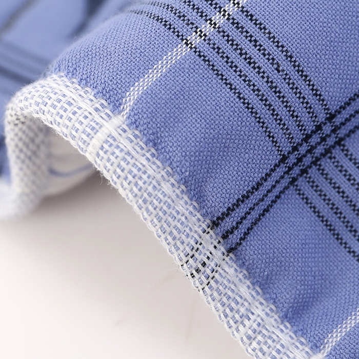 91家纺网 家纺一手货源 找家纺 娇兰毛巾 2025新款7A抗菌A类精梳棉多层枕巾（加绑带） 椰树蓝 78*52cm/个