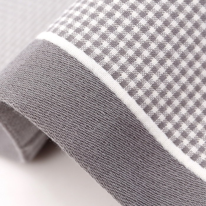 91家纺网 家纺一手货源 找家纺 娇兰毛巾 2025新款7A抗菌A类精梳棉多层枕巾（加绑带） 树叶灰 78*52cm/个