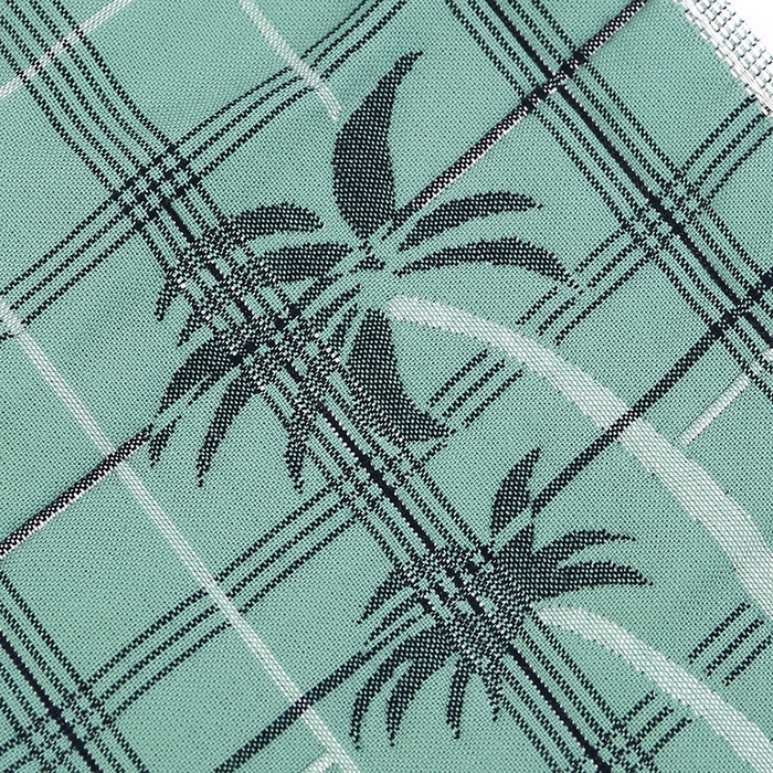 91家纺网 家纺一手货源 找家纺 娇兰毛巾 2025新款7A抗菌A类精梳棉多层枕巾（加绑带） 椰树绿 78*52cm/个