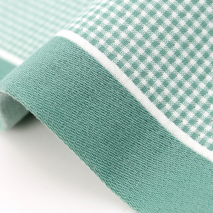 91家纺网 家纺一手货源 找家纺 娇兰毛巾 2025新款7A抗菌A类精梳棉多层枕巾（加绑带） 树叶绿 78*52cm/个