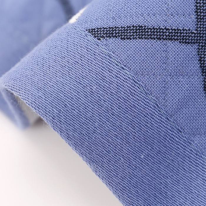 91家纺网 家纺一手货源 找家纺 娇兰毛巾 2025新款7A抗菌A类精梳棉多层枕巾（加绑带） 可爱熊蓝 78*52cm/对