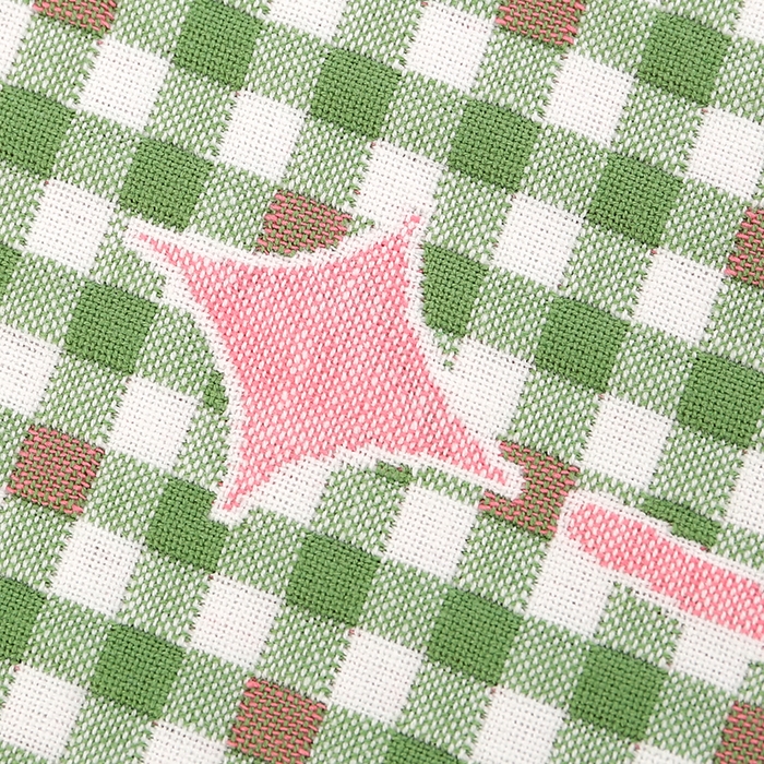 91家纺网 家纺一手货源 找家纺 娇兰毛巾 2025新款7A抗菌A类精梳棉多层枕巾（加绑带） 三只猫绿 78*52cm/个