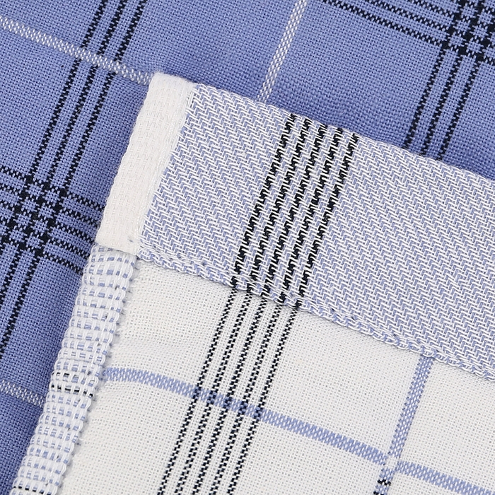 91家纺网 家纺一手货源 找家纺 娇兰毛巾 2025新款7A抗菌A类精梳棉多层枕巾（加绑带） 椰树蓝 78*52cm/对