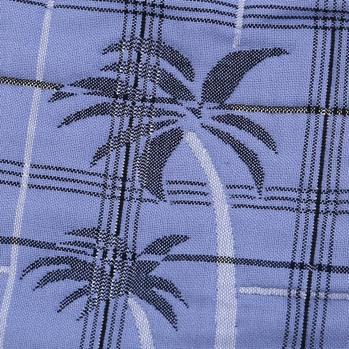 91家纺网 家纺一手货源 找家纺 娇兰毛巾 2025新款7A抗菌A类精梳棉多层枕巾（加绑带） 椰树蓝 78*52cm/对