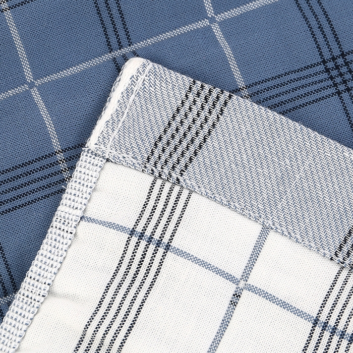 91家纺网 家纺一手货源 找家纺 娇兰毛巾 2025新款7A抗菌A类精梳棉多层枕巾（加绑带） 椰树藏蓝 78*52cm/对