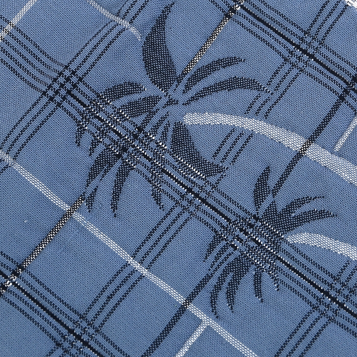 91家纺网 家纺一手货源 找家纺 娇兰毛巾 2025新款7A抗菌A类精梳棉多层枕巾（加绑带） 椰树藏蓝 78*52cm/对