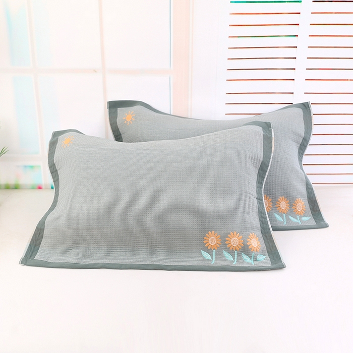 91家纺网 家纺一手货源 找家纺 （总）娇兰毛巾 2025新款7A抗菌全棉枕巾（加绑带）