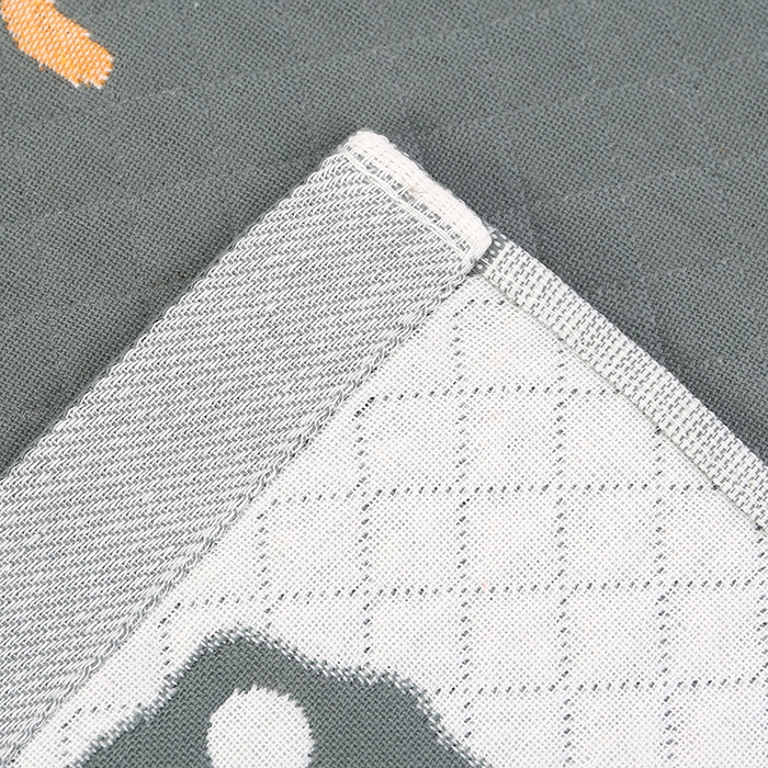 91家纺网 家纺一手货源 找家纺 娇兰毛巾 2025新款7A抗菌A类多层枕巾（加绑带） 顺利发财绿 78*52cm/个