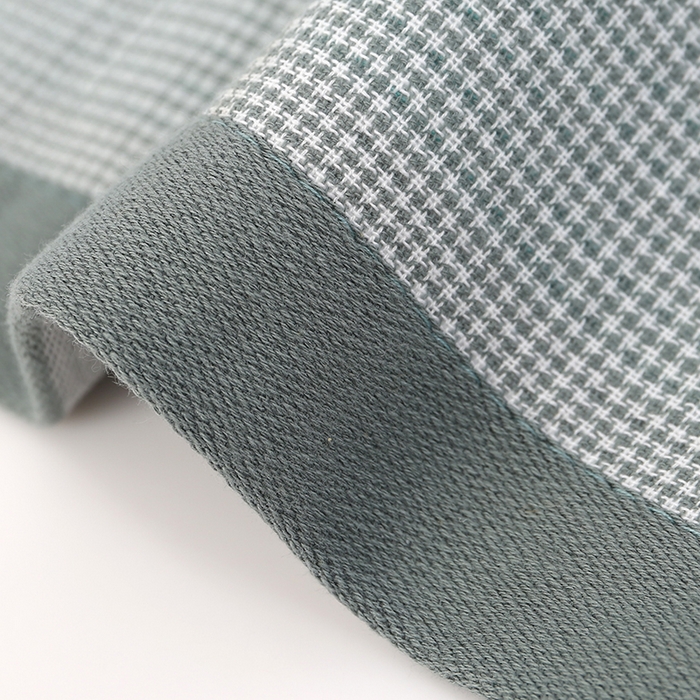 91家纺网 家纺一手货源 找家纺 娇兰毛巾 2025新款7A抗菌A类多层枕巾（加绑带） 太阳花绿 78*52cm/对