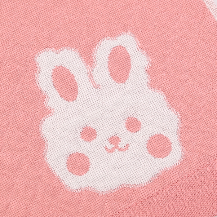 91家纺网 家纺一手货源 找家纺 娇兰毛巾 2025新款7A抗菌A类多层枕巾（加绑带） 顺利发财粉 78*52cm/对