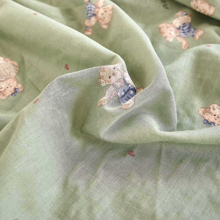 91家纺网 家纺一手货源 找家纺 （总）锦罗绣 2025新款全棉双层纱印花系列单床笠