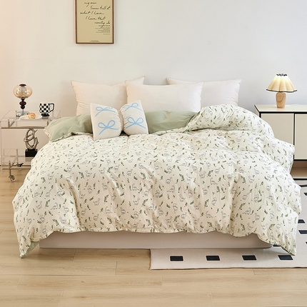 2025新款全棉双层纱印花四件套（第二批）迷你龙