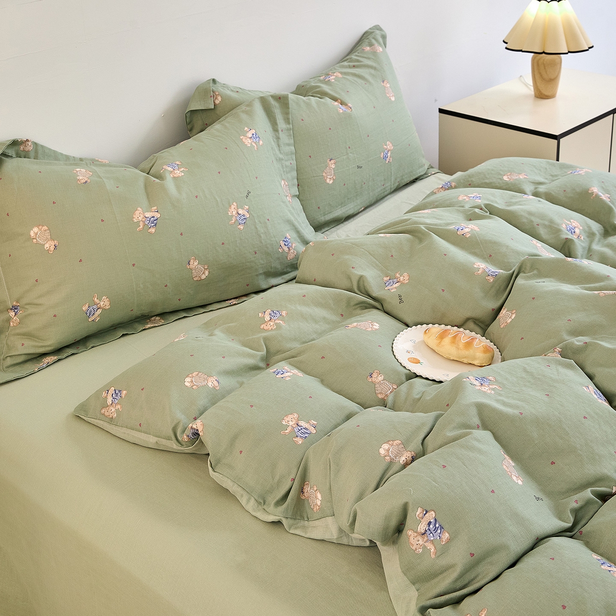 91家纺网 家纺一手货源 找家纺 （总）2025新款全棉双层纱印花四件套（第二批）