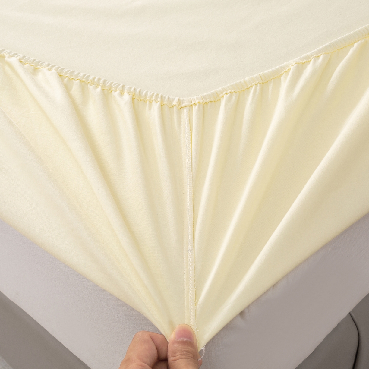 91家纺网 家纺一手货源 找家纺 （总）沃尔居 2025新款全棉磨毛床笠纯棉加厚防尘罩全包围床笠床笠单件单床笠跨境四季通用