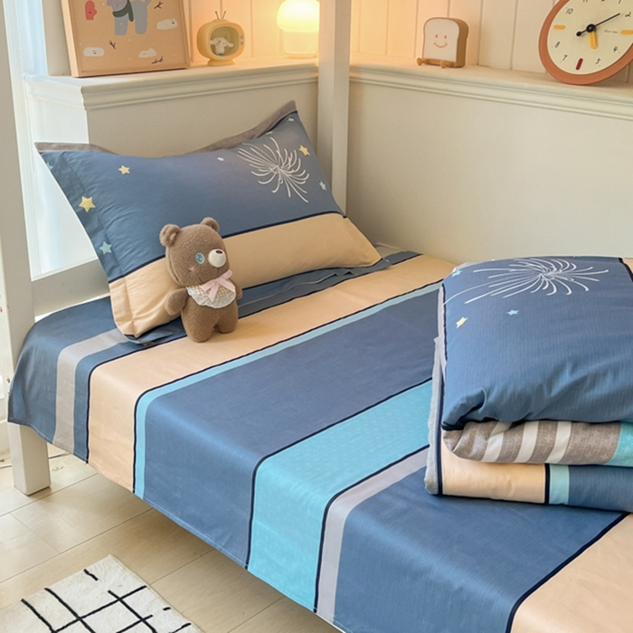 91家纺网 家纺一手货源 找家纺 （总）莱通家纺 2024新款12868印花学生宿舍三件套被芯六件套（有买家秀找商家）