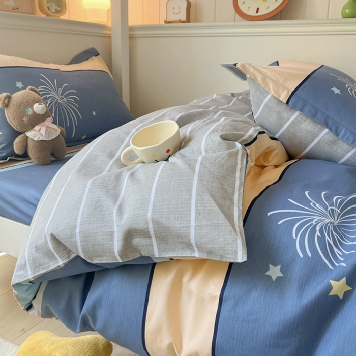 91家纺网 家纺一手货源 找家纺 （总）莱通家纺 2024新款12868印花学生宿舍三件套被芯六件套（有买家秀找商家）