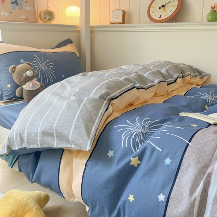 91家纺网 家纺一手货源 找家纺 （总）莱通家纺 2024新款12868印花学生宿舍三件套被芯六件套（有买家秀找商家）