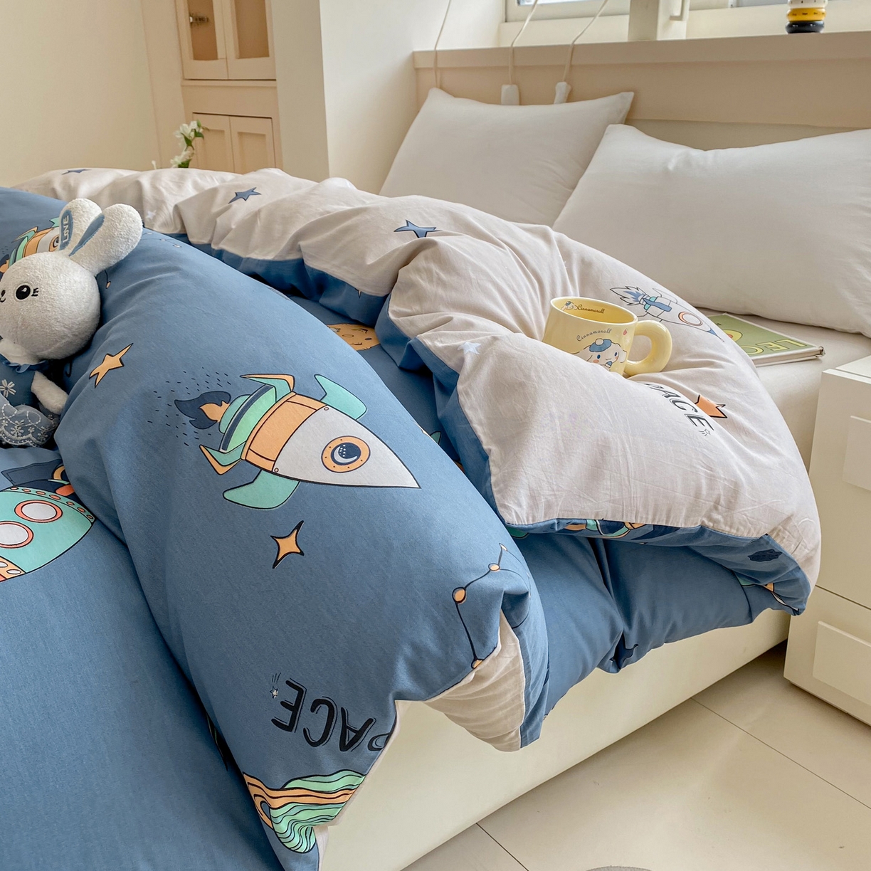 91家纺网 家纺一手货源 找家纺 （总）金盛纺 2025新款13372全棉印花单品被套