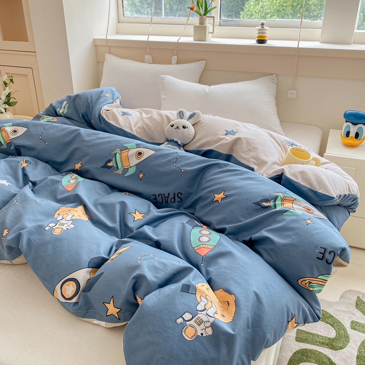 91家纺网 家纺一手货源 找家纺 （总）金盛纺 2025新款13372全棉印花单品被套