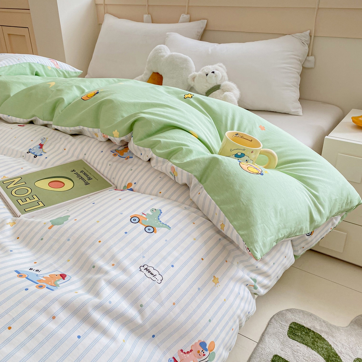 91家纺网 家纺一手货源 找家纺 （总）金盛纺 2025新款13372全棉印花单品被套