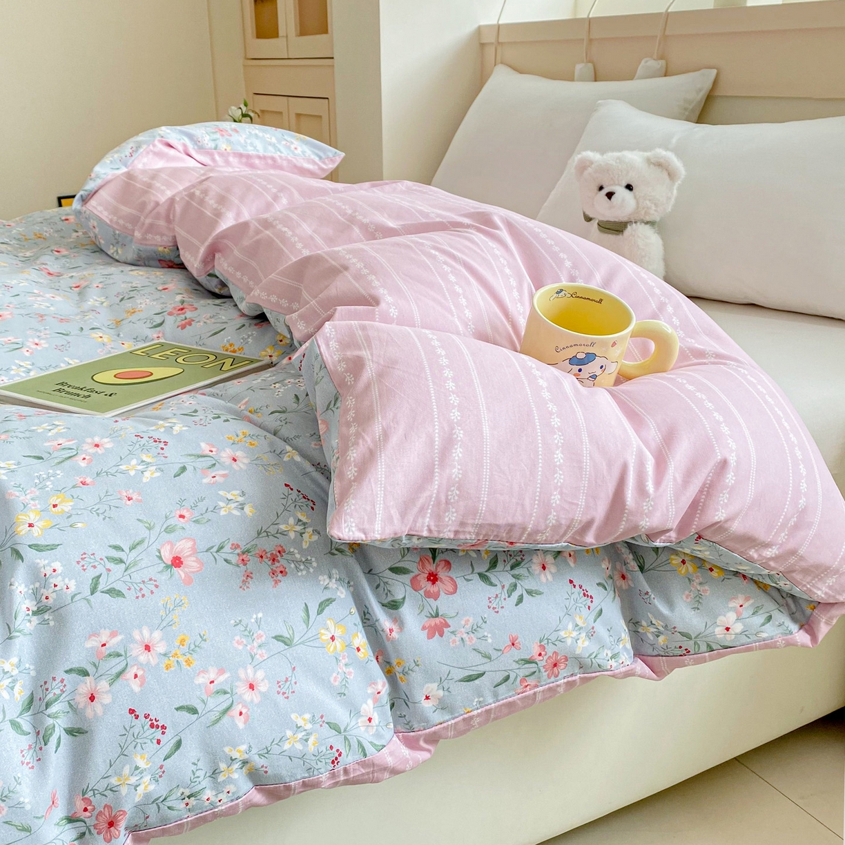 91家纺网 家纺一手货源 找家纺 （总）金盛纺 2025新款13372全棉印花单品被套