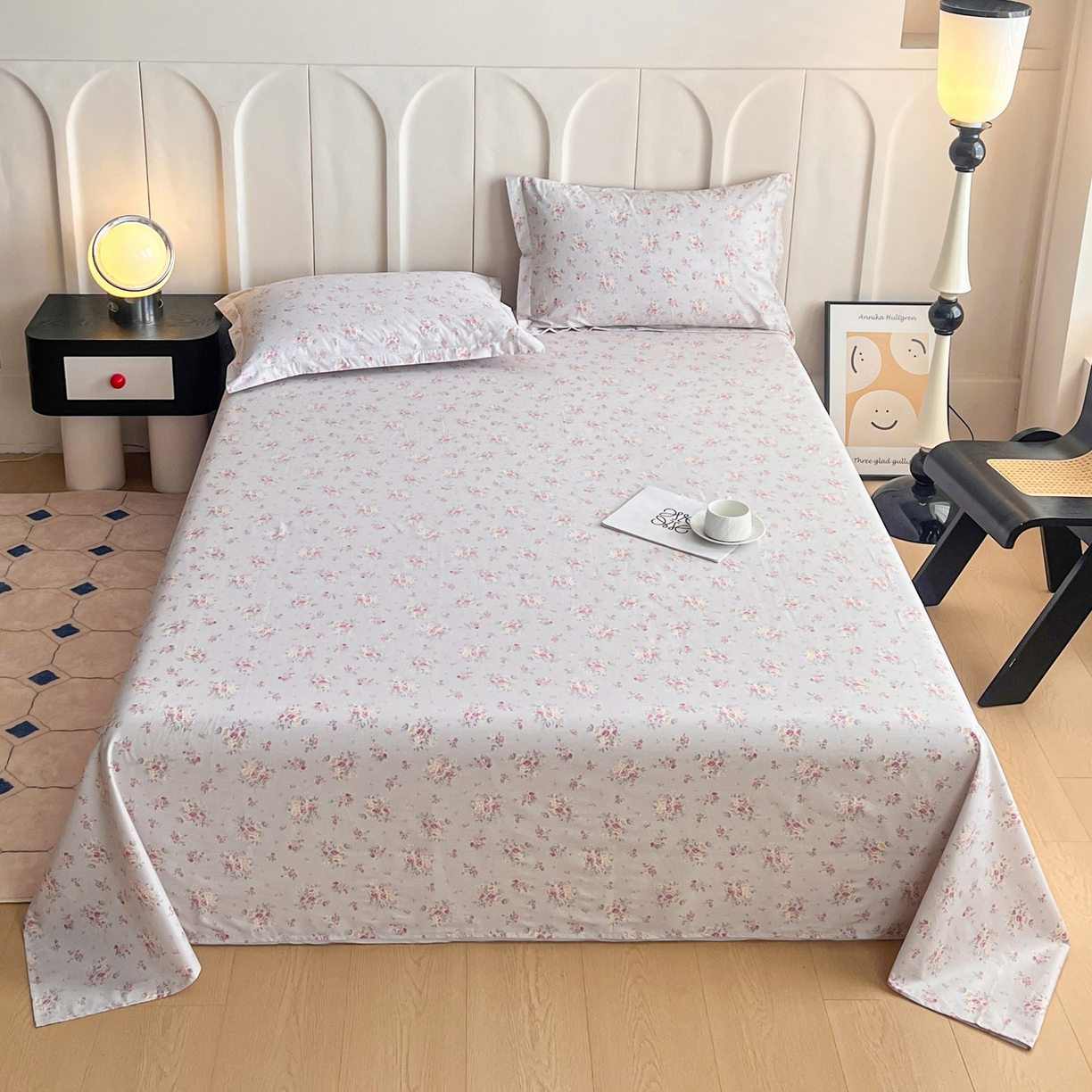 91家纺网 家纺一手货源 找家纺 （总）金盛纺 2025新款13372全棉印花单品床单