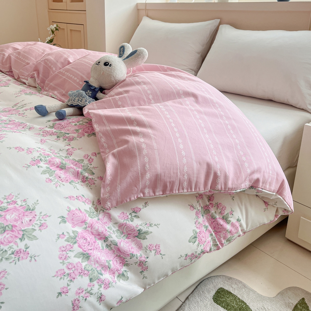 91家纺网 家纺一手货源 找家纺 （总）金盛纺 2025新款13372全棉印花单品被套