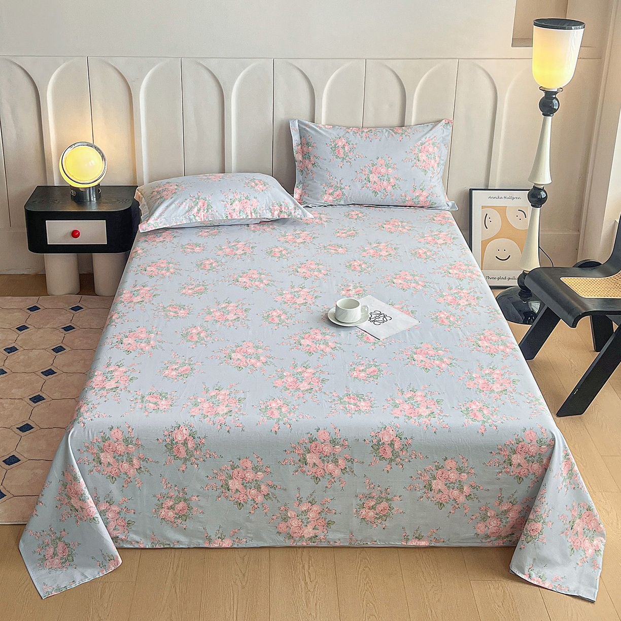 91家纺网 家纺一手货源 找家纺 （总）金盛纺 2025新款13372全棉印花单品床单