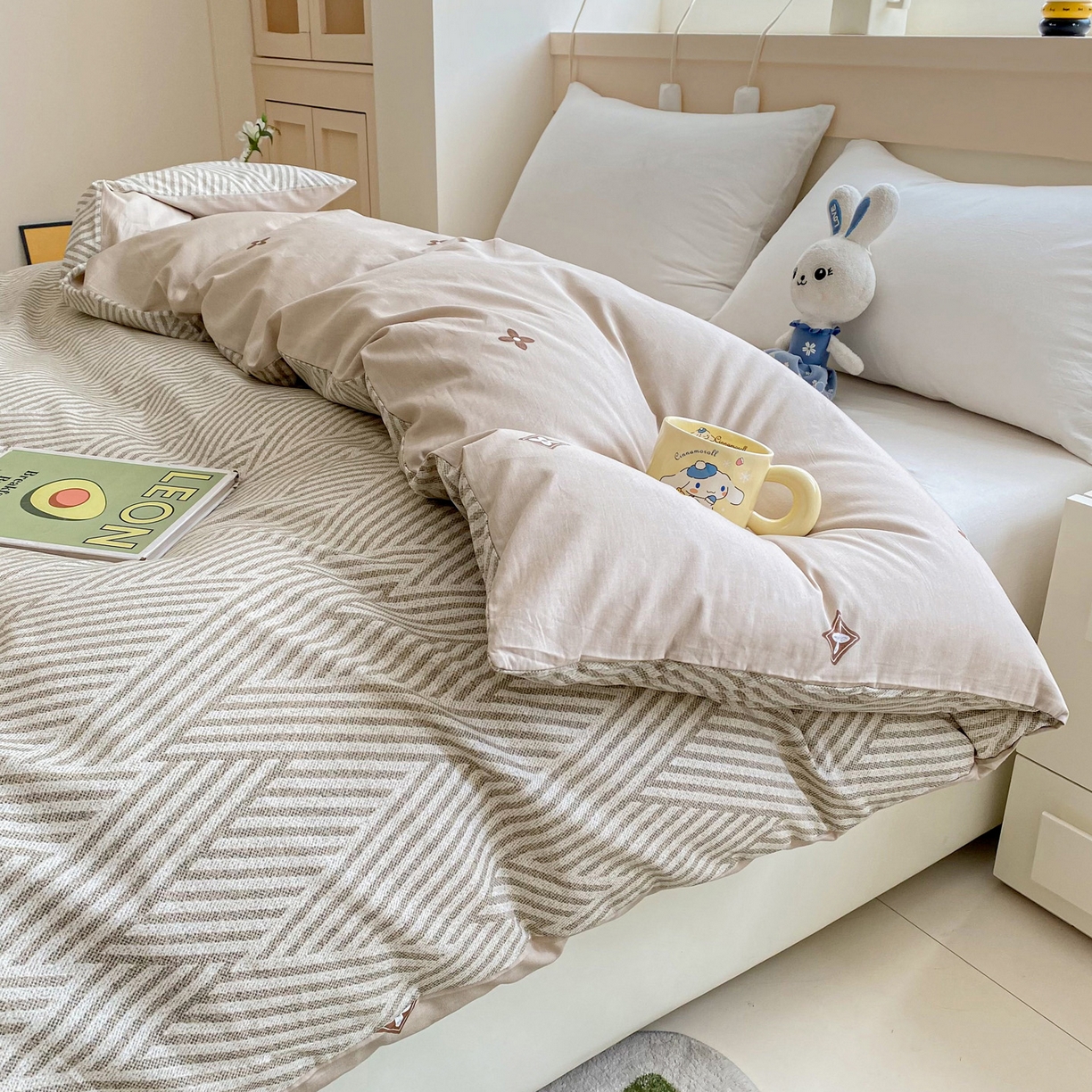 91家纺网 家纺一手货源 找家纺 （总）金盛纺 2025新款13372全棉印花单品被套