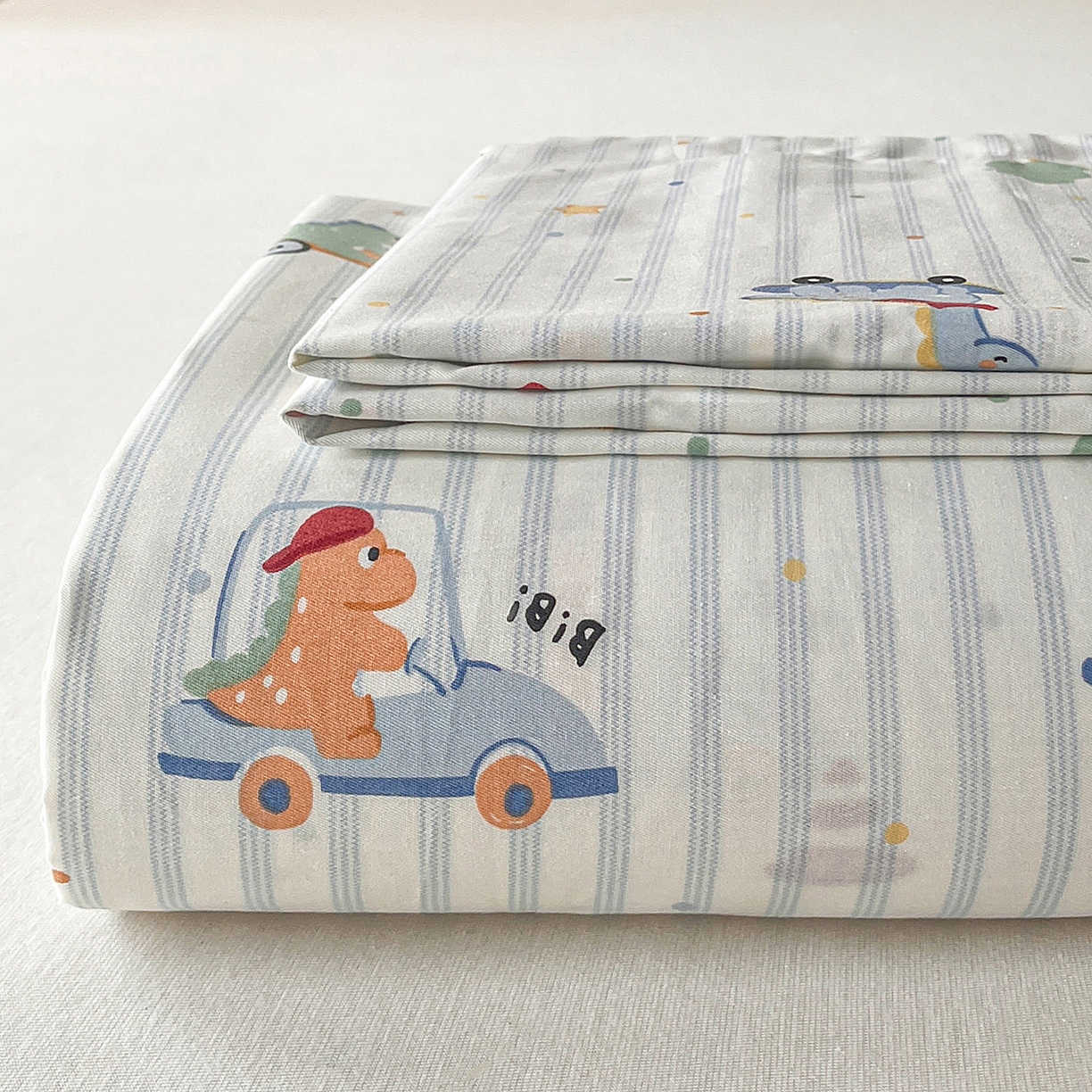 91家纺网 家纺一手货源 找家纺 金盛纺 2025新款13372全棉印花单品床单 迪迪龙