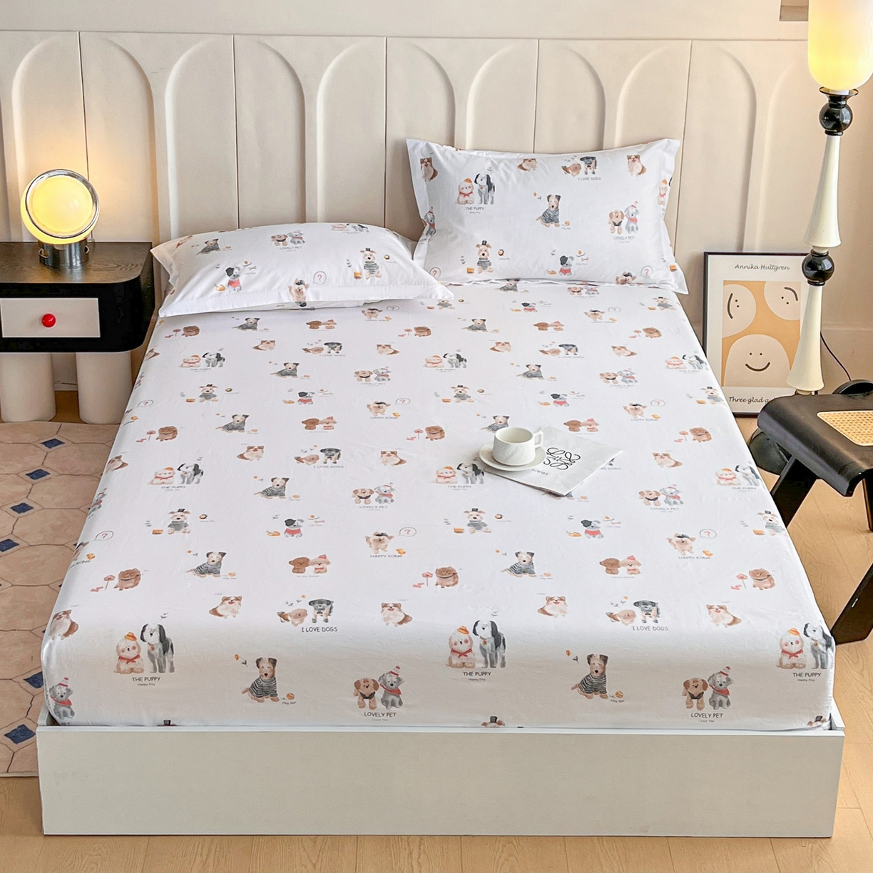 91家纺网 家纺一手货源 找家纺 （总）金盛纺 2025新款13372全棉印花单品床笠