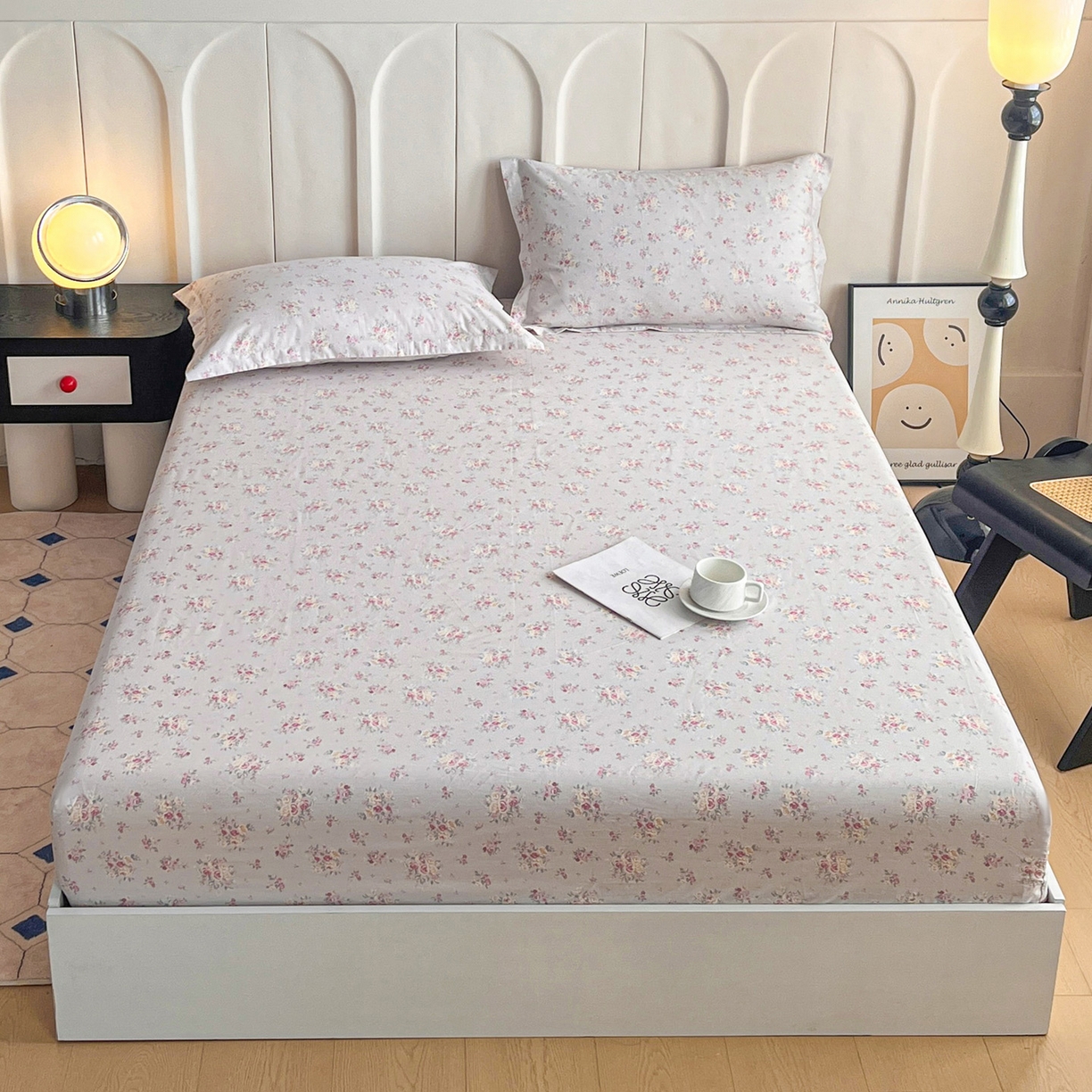 91家纺网 家纺一手货源 找家纺 （总）金盛纺 2025新款13372全棉印花单品床笠