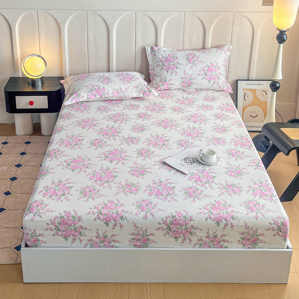 91家纺网 家纺一手货源 找家纺 （总）金盛纺 2025新款13372全棉印花单品床笠