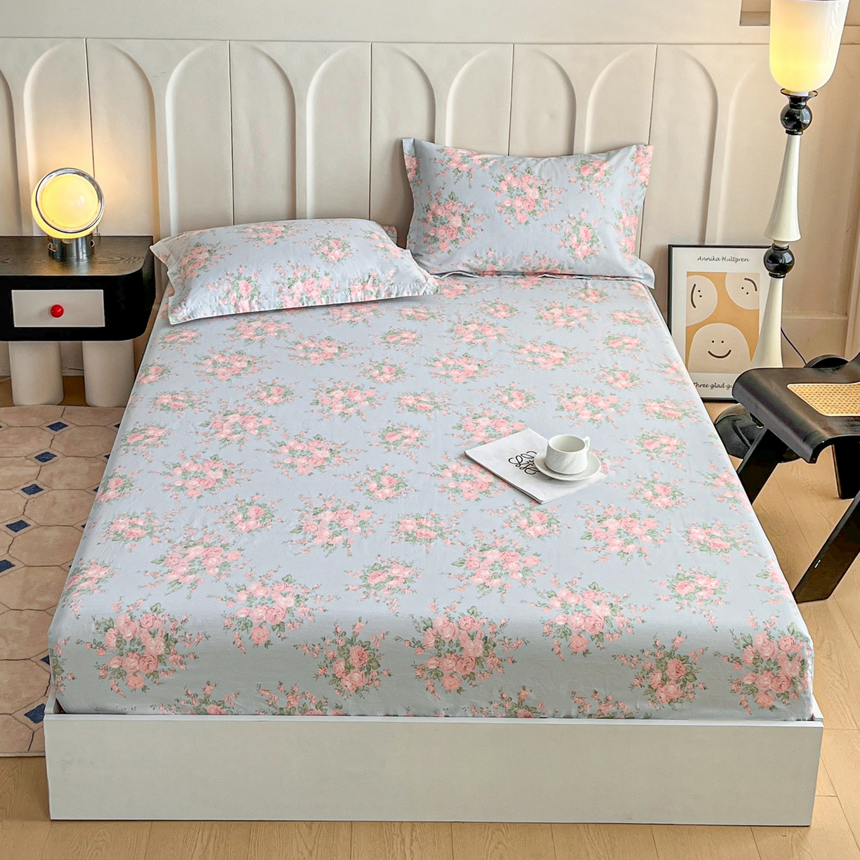 91家纺网 家纺一手货源 找家纺 （总）金盛纺 2025新款13372全棉印花单品床笠