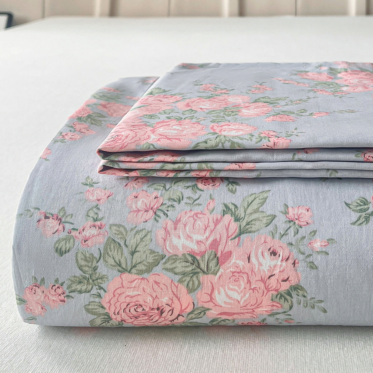 91家纺网 家纺一手货源 找家纺 金盛纺 2025新款13372全棉印花单品床单 苏菲-兰