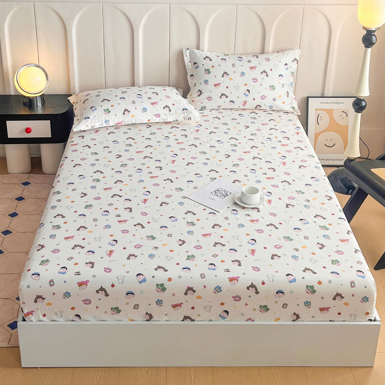 91家纺网 家纺一手货源 找家纺 （总）金盛纺 2025新款13372全棉印花单品床笠