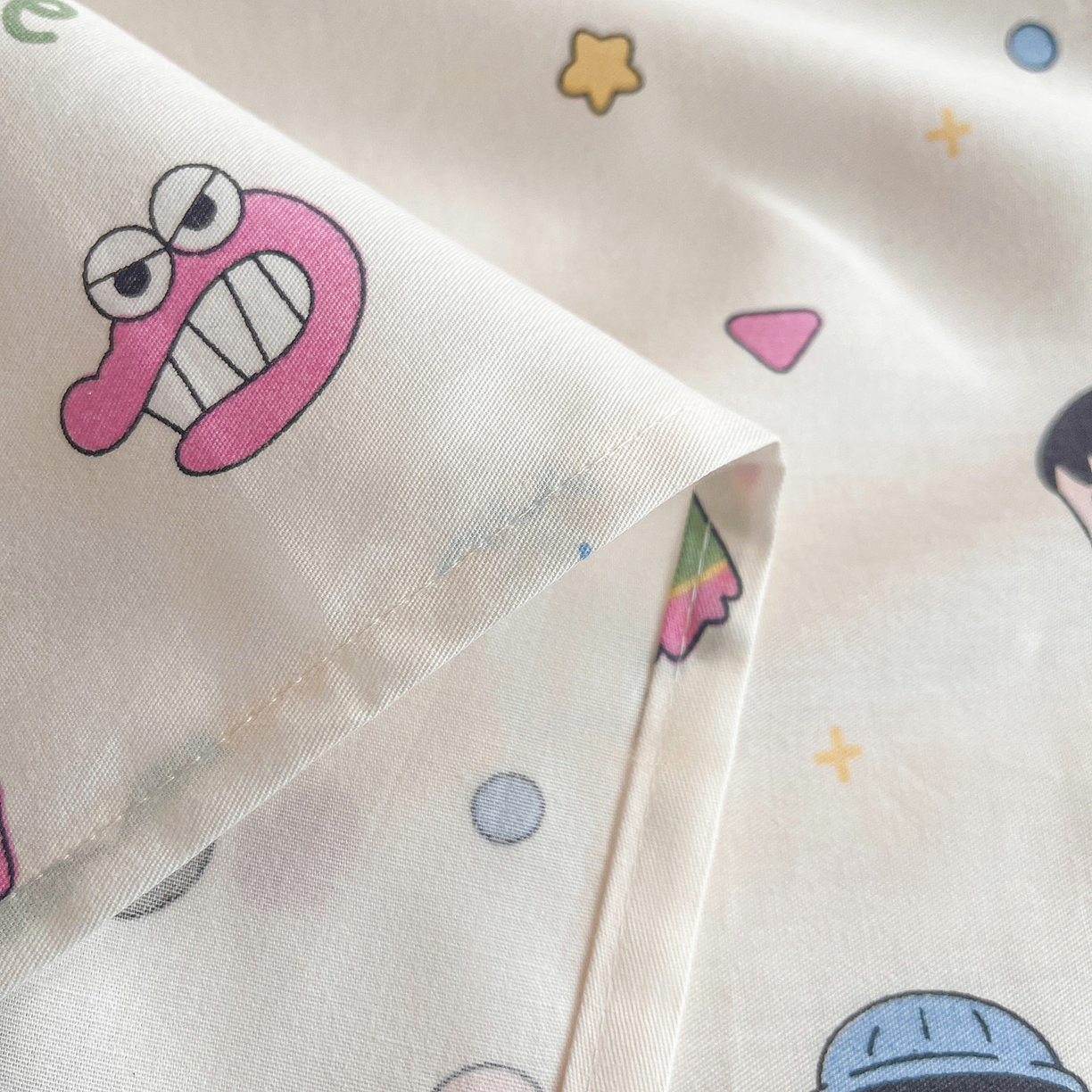 91家纺网 家纺一手货源 找家纺 金盛纺 2025新款13372全棉印花单品床单 新新一家