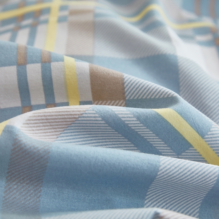 91家纺网 家纺一手货源 找家纺 恒科家纺 2025新款亲肤舒适小清新水洗棉四件套学生六件套-学生款宿舍六件套 品格