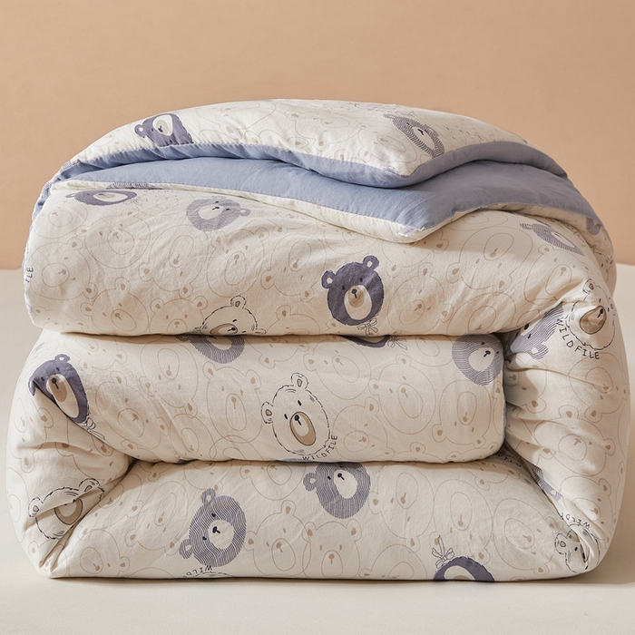 爱屋及屋 2025新款小清新棉花被春秋被夏被被子被芯 小豆甜泥