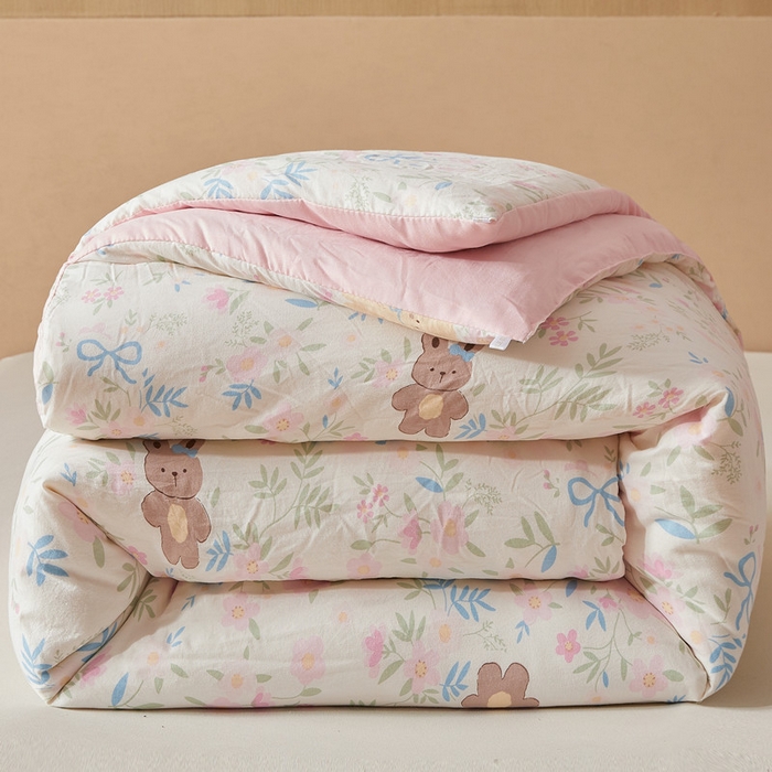 爱屋及屋 2025新款小清新棉花被春秋被夏被被子被芯 花间物语