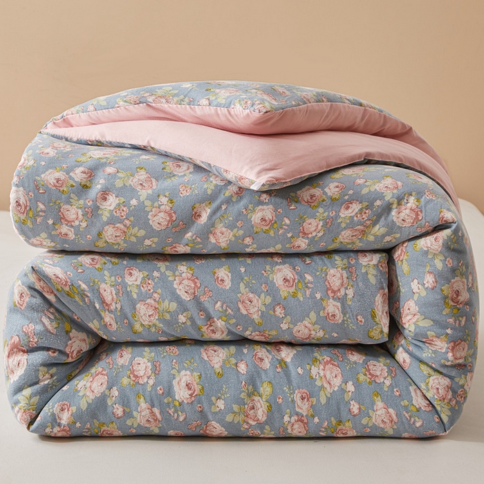 爱屋及屋 2025新款小清新棉花被春秋被夏被被子被芯 玫瑰花园