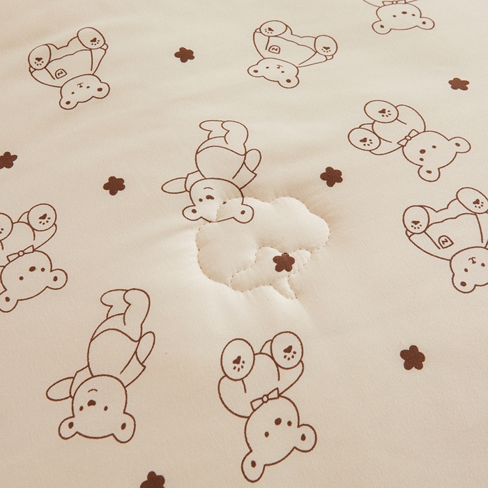 91家纺网 家纺一手货源 找家纺 爱屋及屋 2025新款小清新棉花被春秋被夏被被子被芯 小熊博士