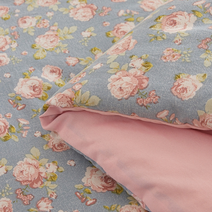 91家纺网 家纺一手货源 找家纺 爱屋及屋 2025新款小清新棉花被春秋被夏被被子被芯 玫瑰花园