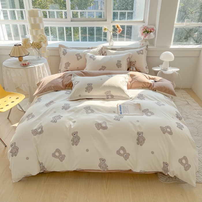 （总）爱彼家纺 2025新款加厚法式印花四件套